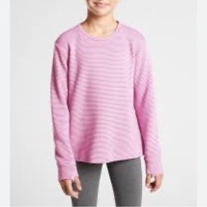 Athleta girl crewneck, heavy long sleeve shirt